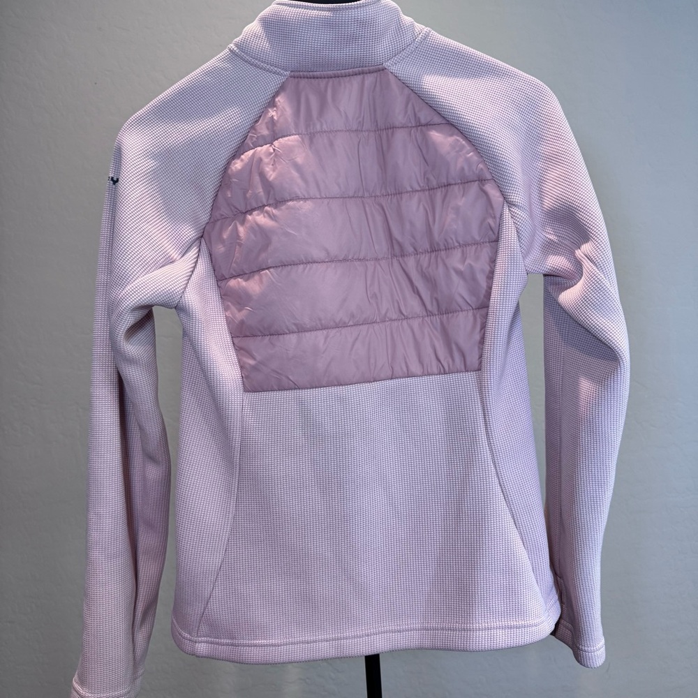 Spyder Nova Full Zip Hybrid Light Pink Quilted Jacket, Size S/P/P - Picture 3 of 13